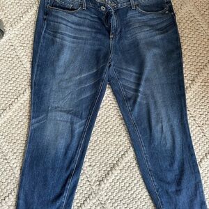 PAIGE Dark Blue Skinny Jeans